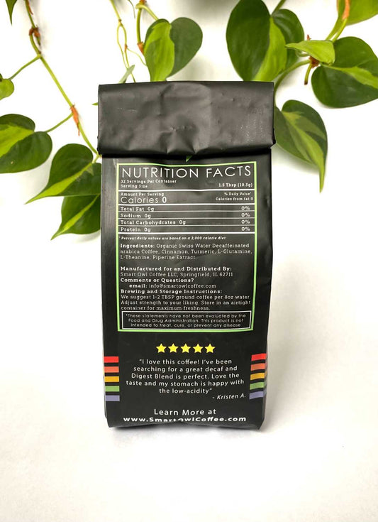 Digest Blend | 12 oz Decaf Ground Coffee