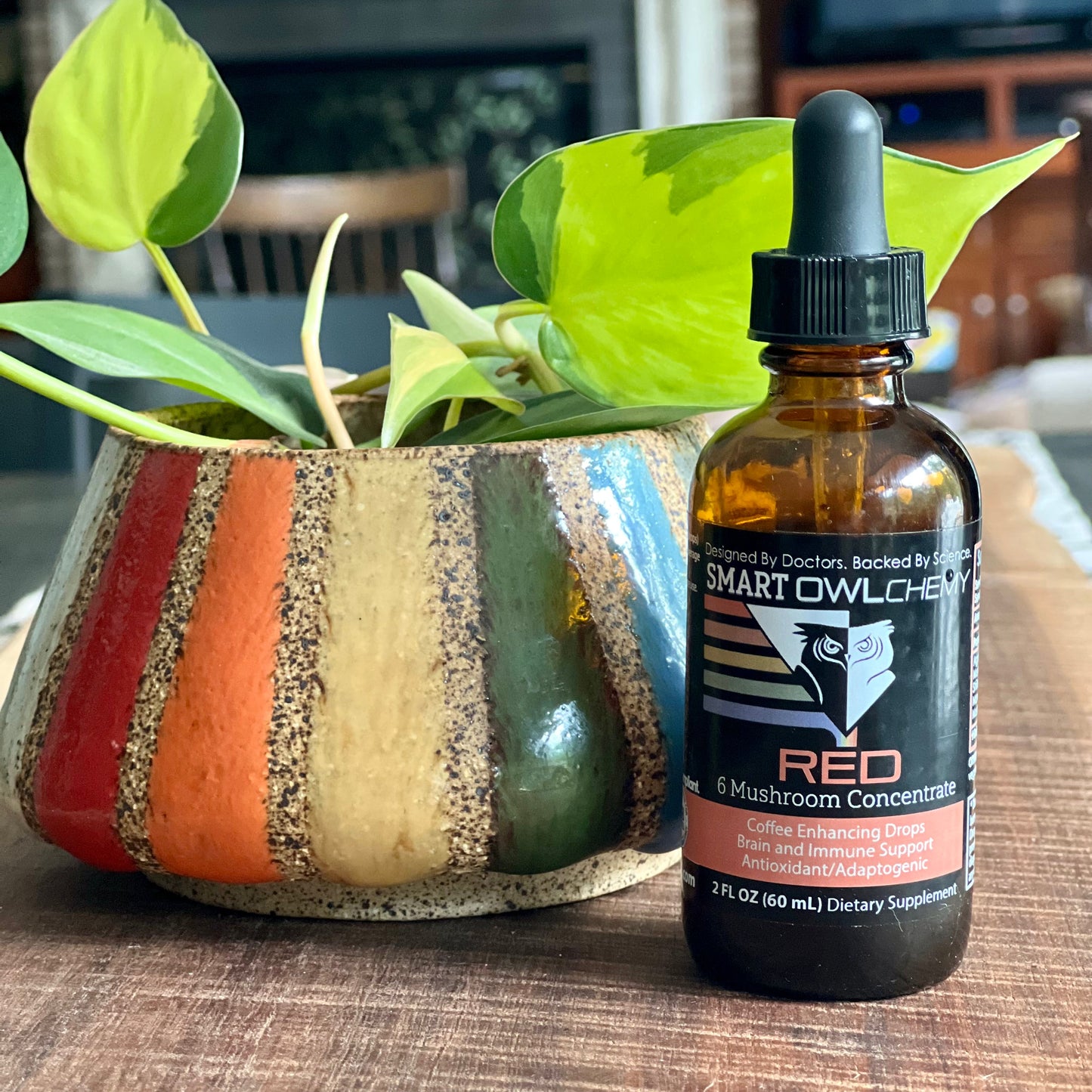RED DROPS Smart OWLchemy | 2 oz Potent Mushroom Extract