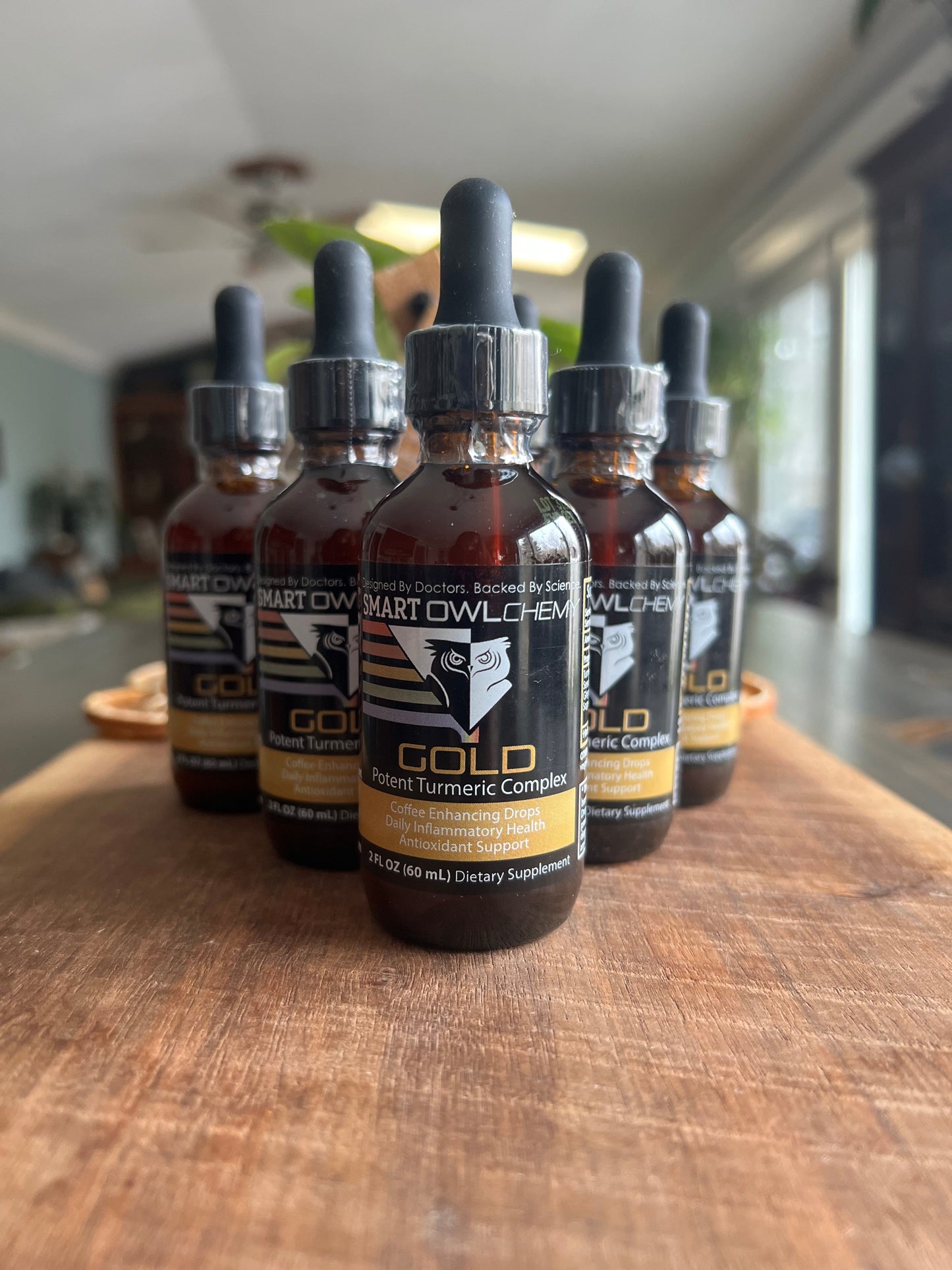 GOLD DROPS Smart OWLchemy | 2 oz Potent Turmeric Extract