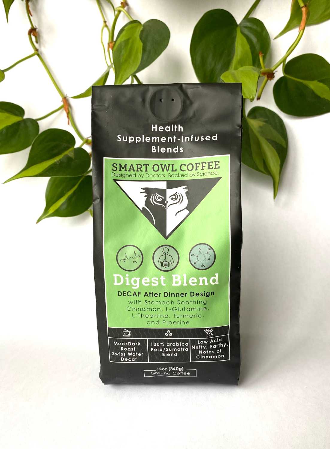 Digest Blend | 12 oz Decaf Ground Coffee