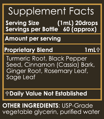 GOLD DROPS Smart OWLchemy | 2 oz Potent Turmeric Extract