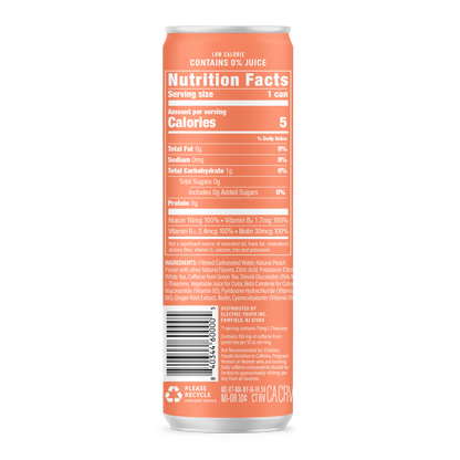 Sparkling Peach Tea | 12-Pack